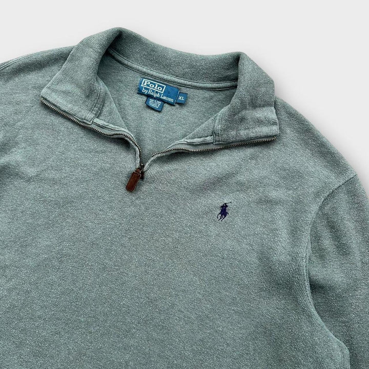 Polo Ralph Lauren trøje med kvart lynlås - XL