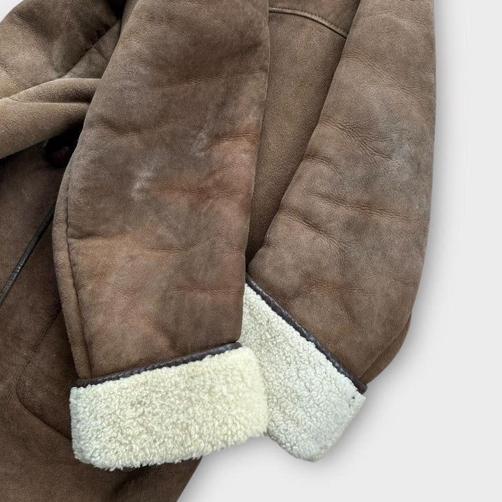 Vintage fåreskindsjakke - medium