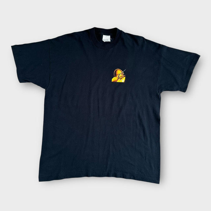 Vintage Strong bue grafisk t-shirt - XL