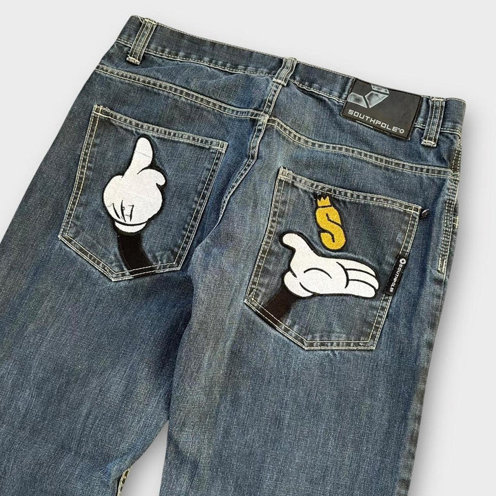 Southpole hip hop baggy jeans - 34 tommer
