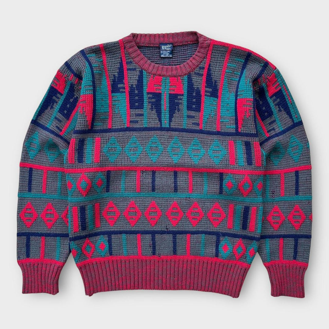 Vintage striktrøje fra Gant - medium