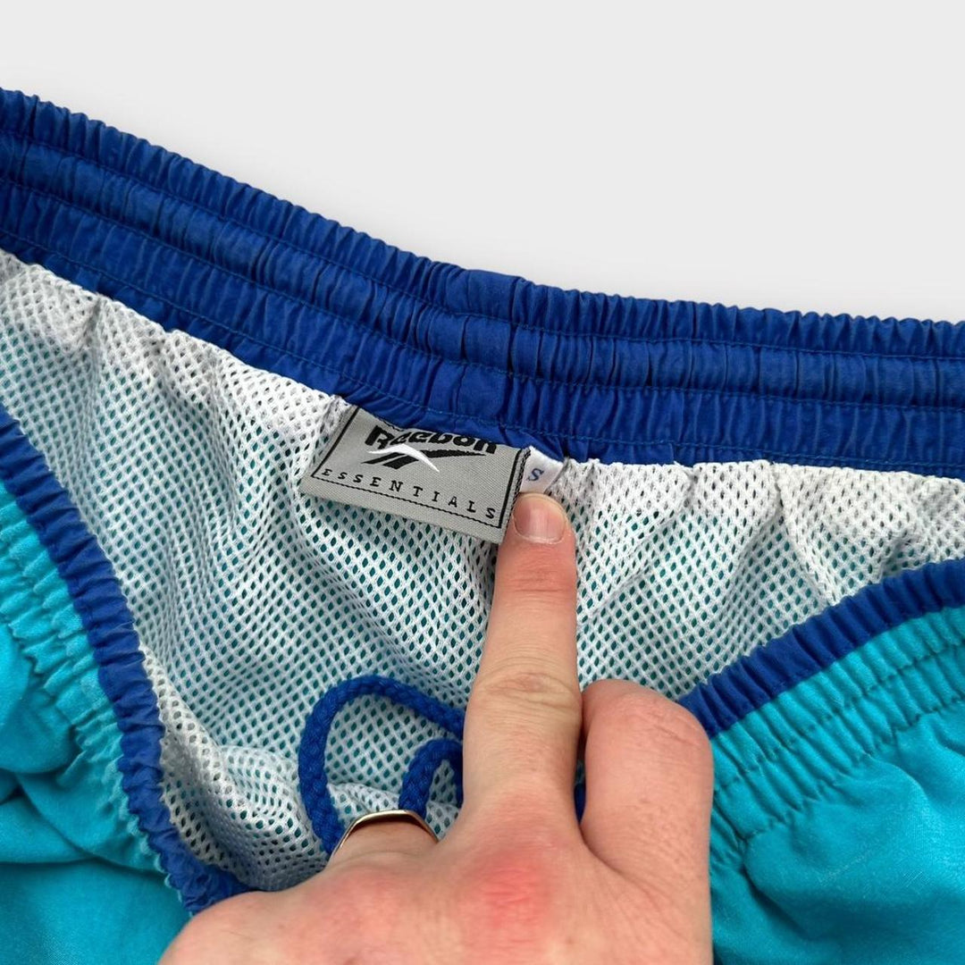 Reebok blå shorts - små (elastisk med snøre)