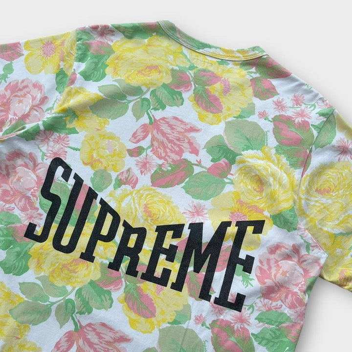 Supreme flowers grafisk t-shirt - stor
