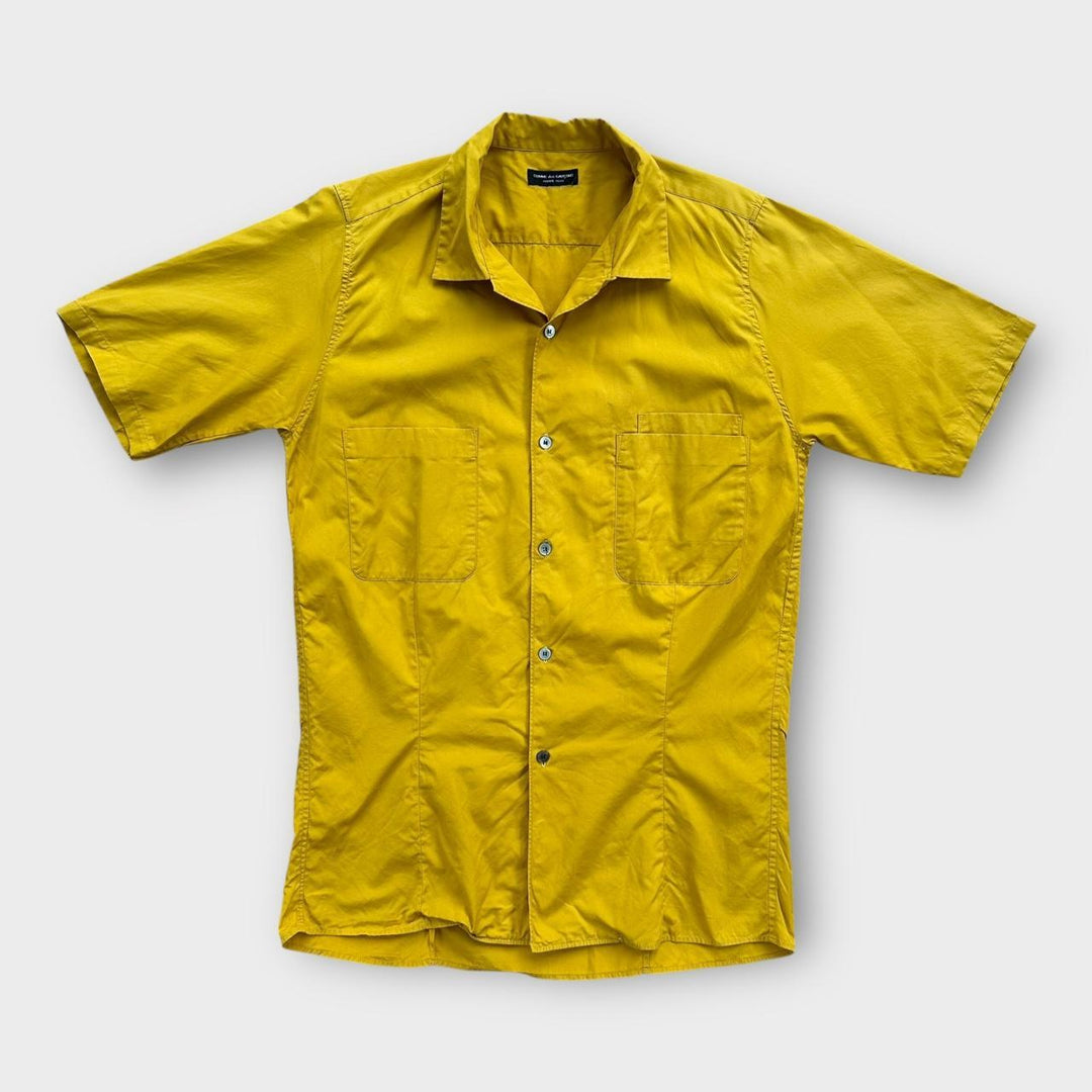 Vintage Comme des Garçons homme plus skjorte med knapper - lille (tjek mål)