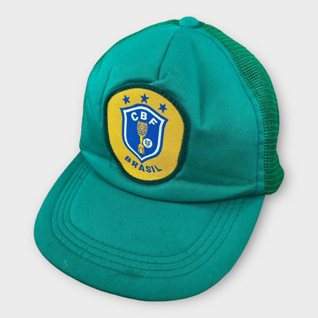 90'er Brasilien fodboldkasket - one size