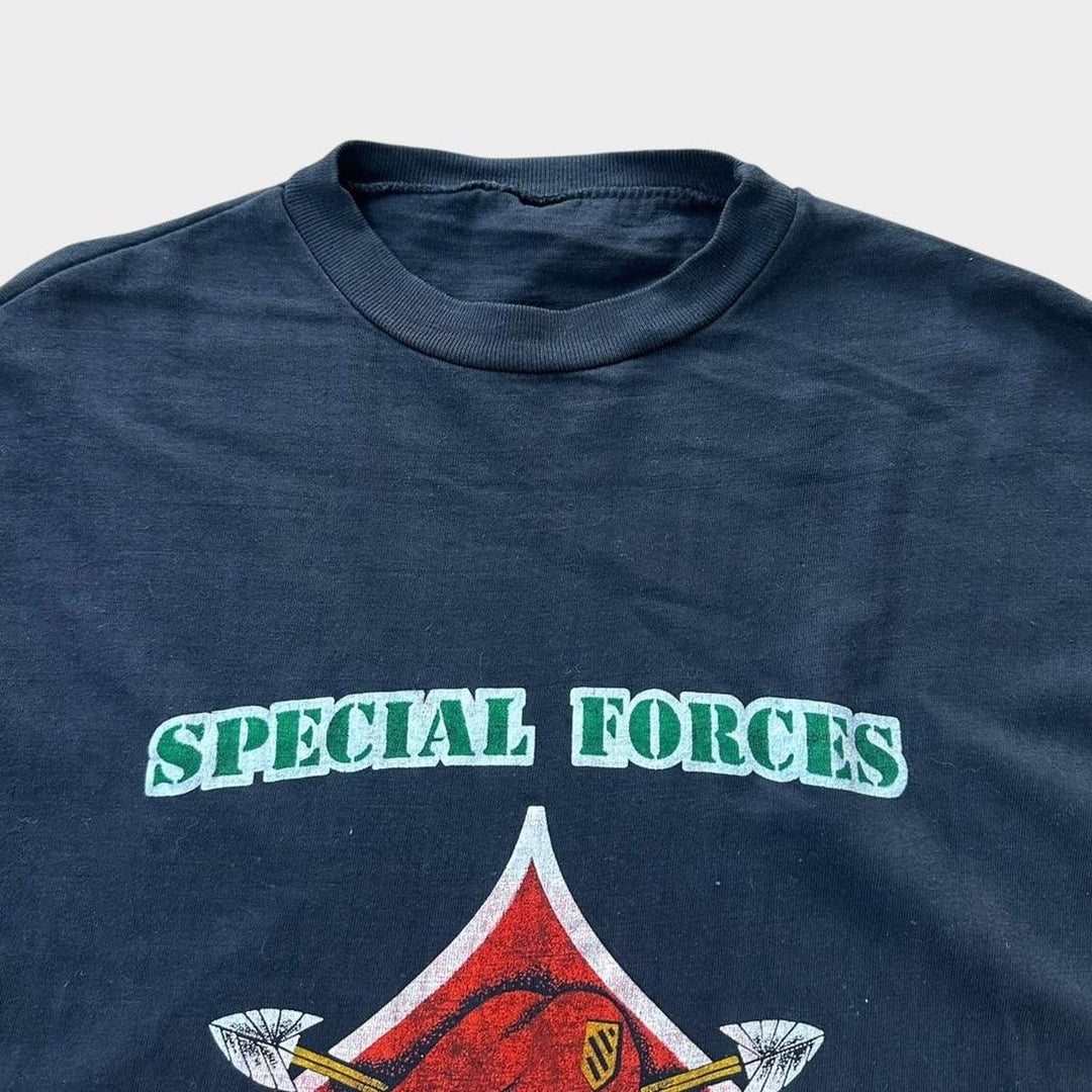 Vintage special forces grafisk t-shirt - medium