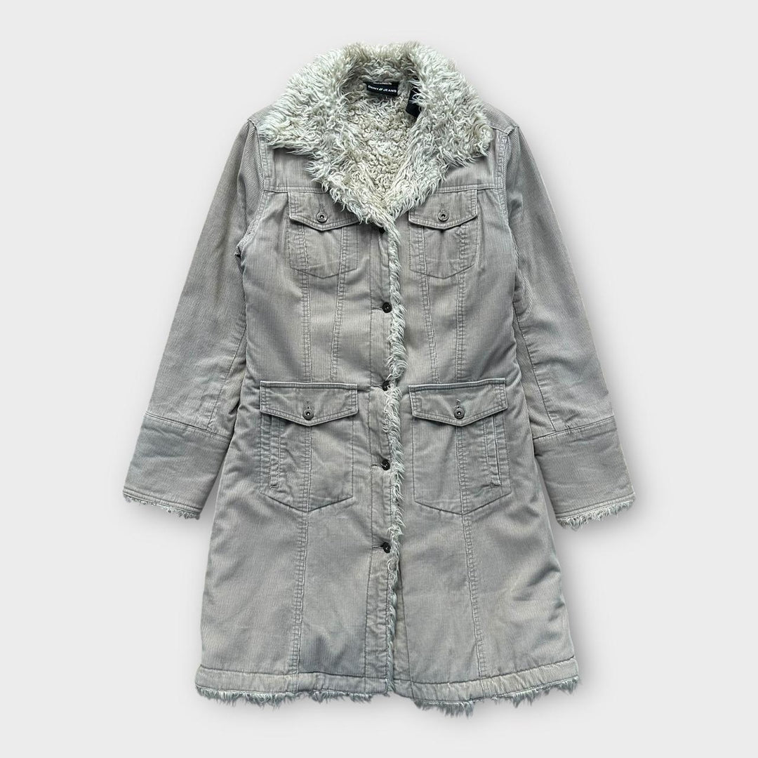 DKNY jeans afghansk jakke - dame medium