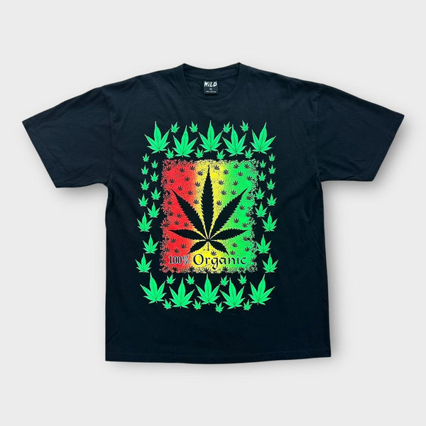 Weed grafisk t-shirt - XL