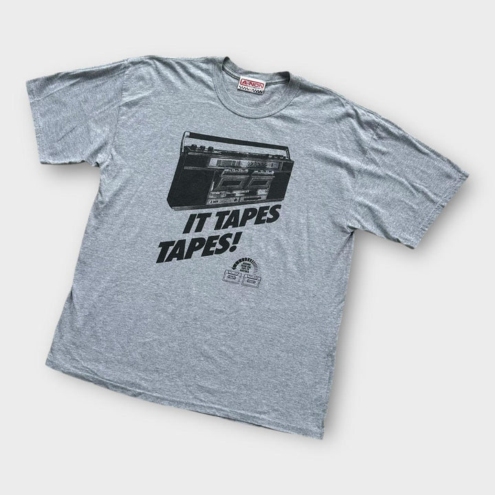 DJ tape grafisk t-shirt - XL