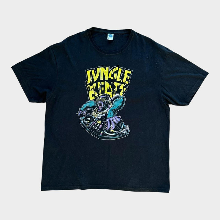 Jungle DJ grafisk t-shirt - XL