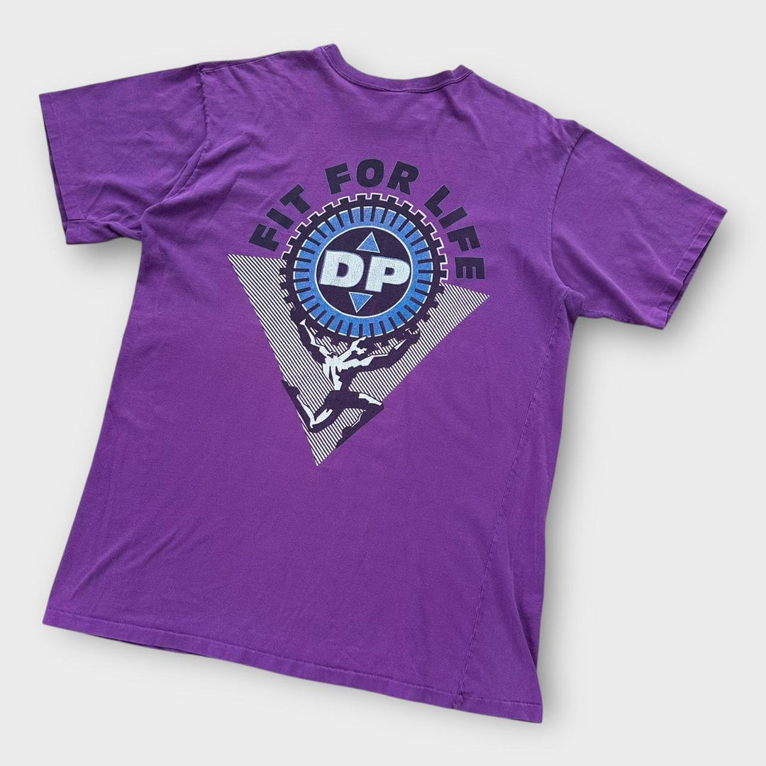 Vintage grafik t-shirt til gymnastiksalen - XXL