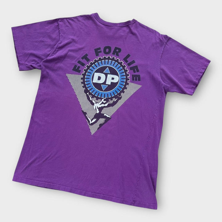 Vintage grafik t-shirt til gymnastiksalen - XXL