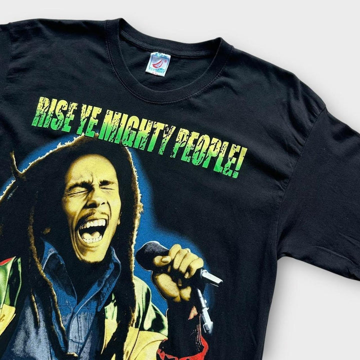 Bob Marley grafisk t-shirt - XXL (passer som en stor)