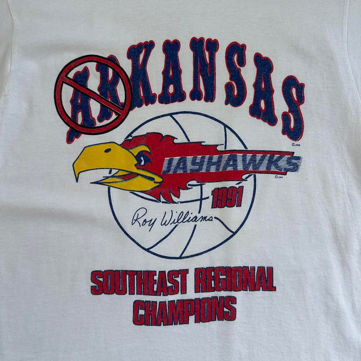Vintage Kansas basketball grafisk t-shirt - stor