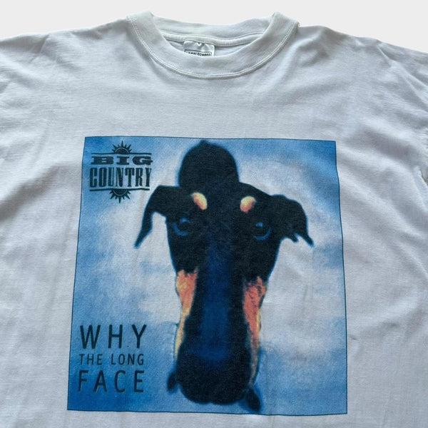 Big country why the long face vintage tee - XL
