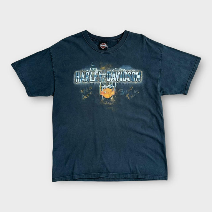 Harley Davidson grafisk t-shirt - stor
