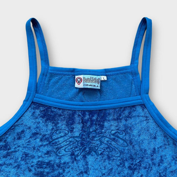 Y2K O'Neil velour cami top - stor