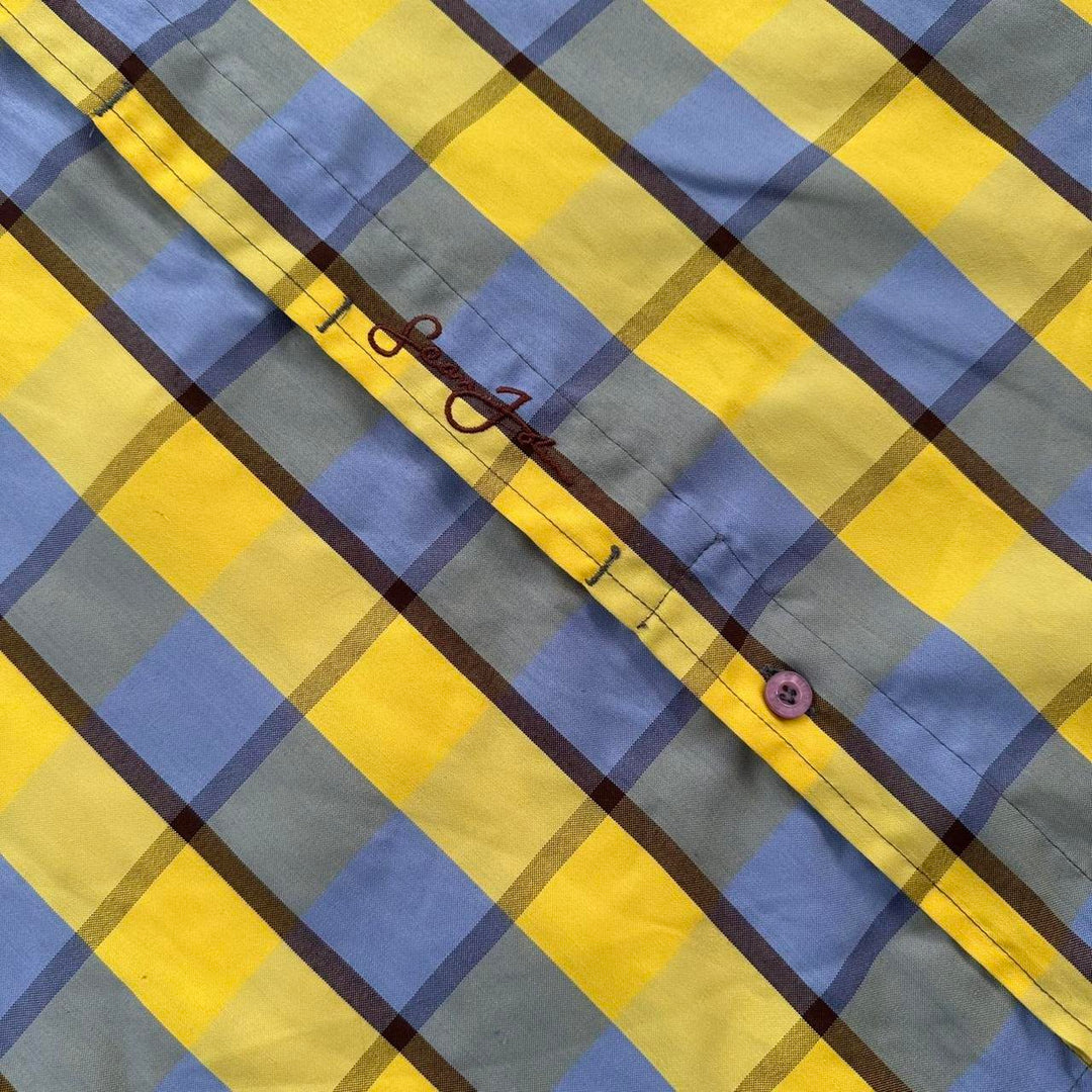 Vintage Sean John kortærmet skjorte - stor (passer som en baggy XL)