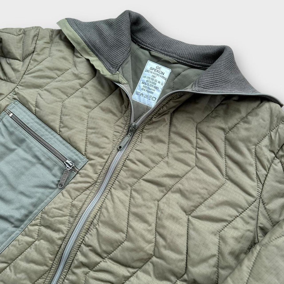 Vintage tysk militær liner jakke - medium