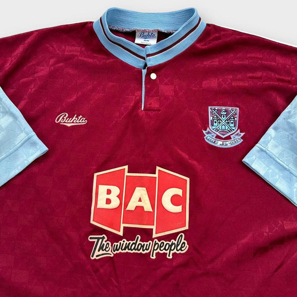 Vintage West Ham fodboldtrøje - stor