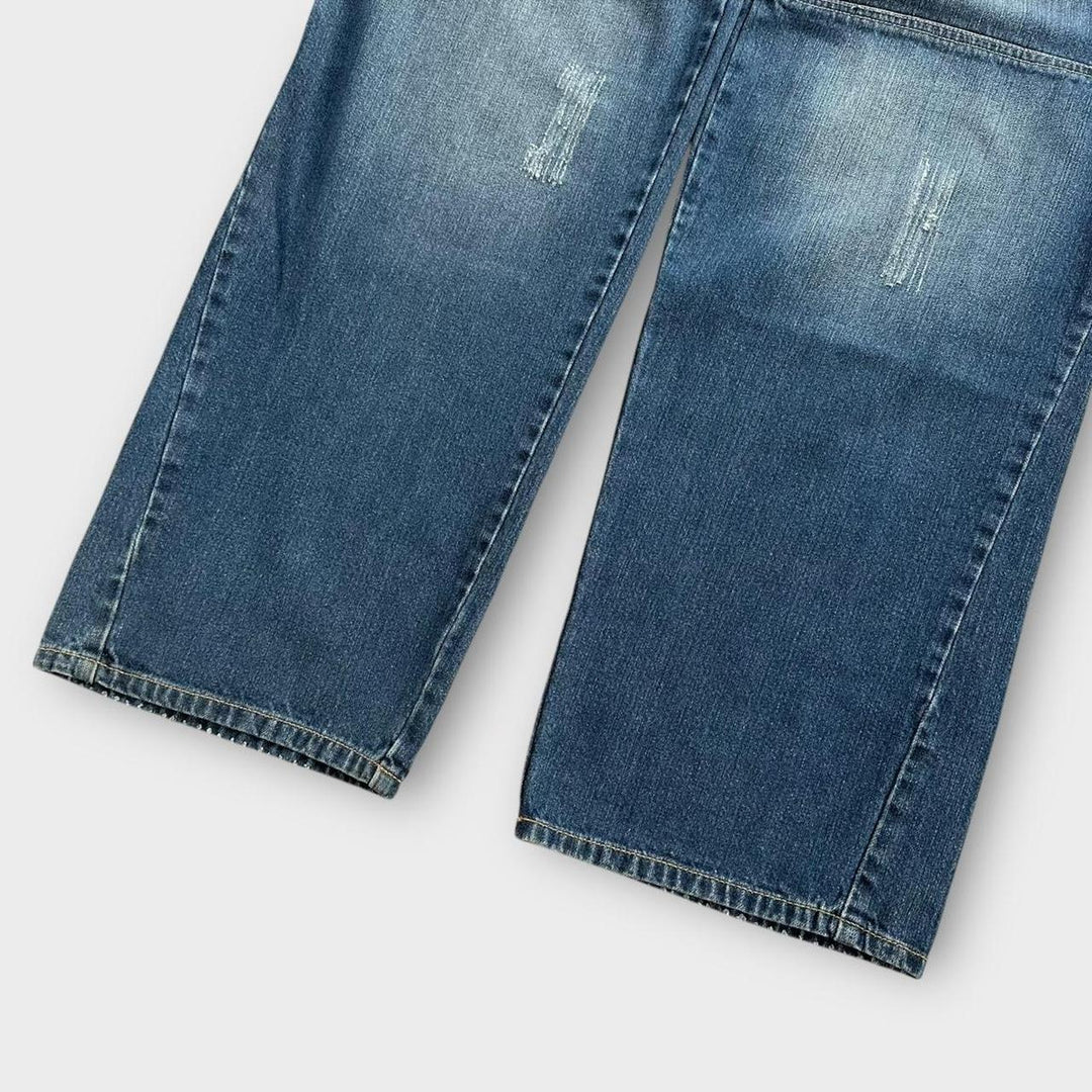 Vintage Y2K jeans med brede ben - 36 (måler som 38 tommer)