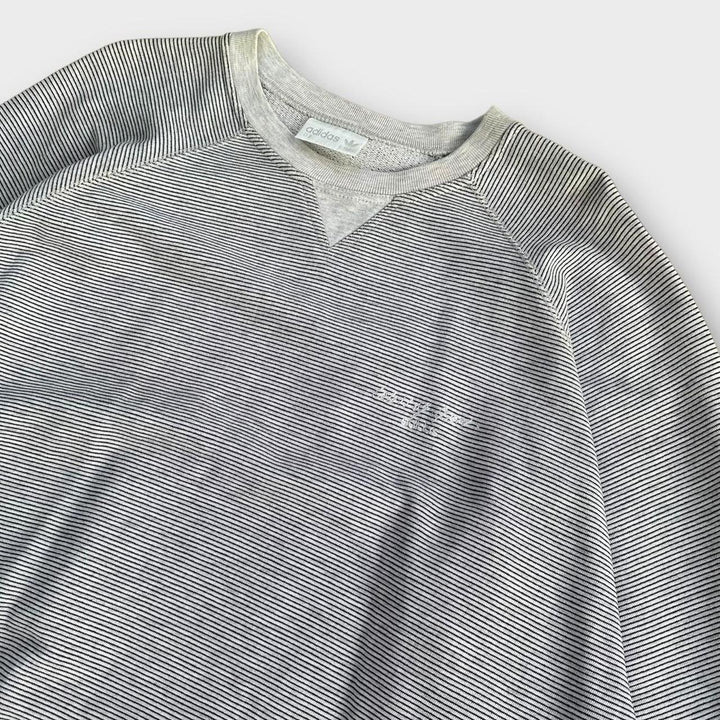 Adidas stribet sweatshirt - stor