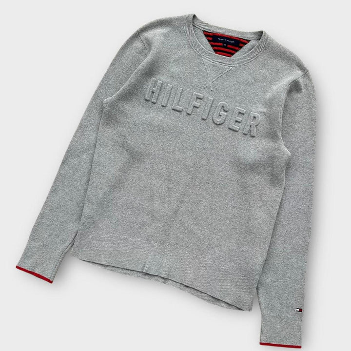 Tommy Hilfiger spell out striktrøje - medium