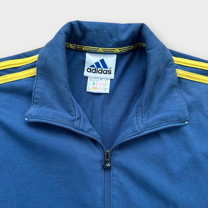 Adidas sweatshirt med kvart lynlås - lille