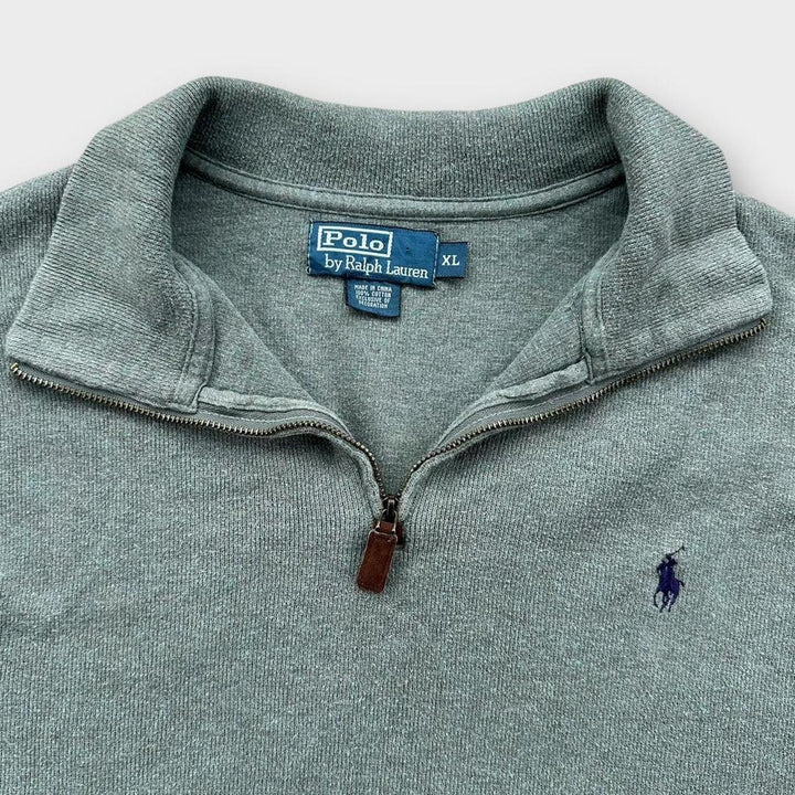 Polo Ralph Lauren trøje med kvart lynlås - XL