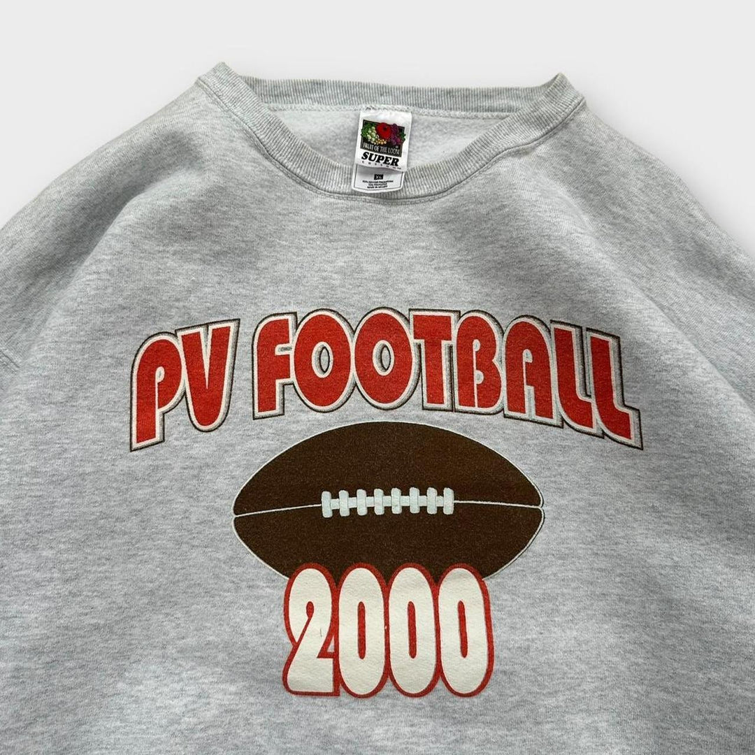 Vintage amerikansk fodbold grafisk sweatshirt - XL