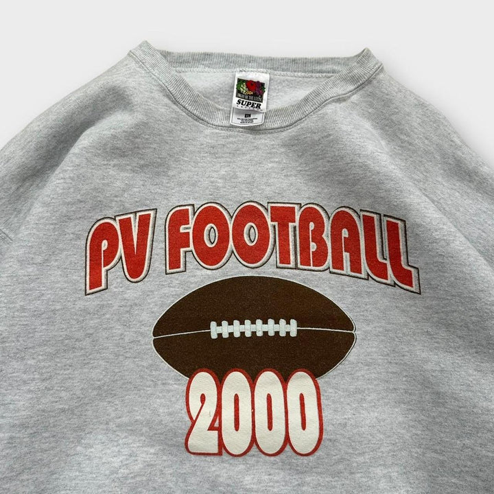 Vintage amerikansk fodbold grafisk sweatshirt - XL