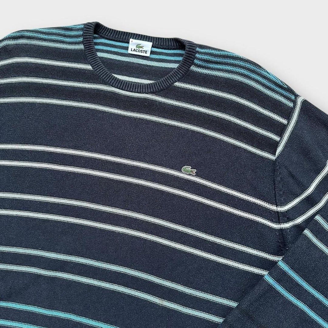 Lacoste stribet striktrøje - XXL