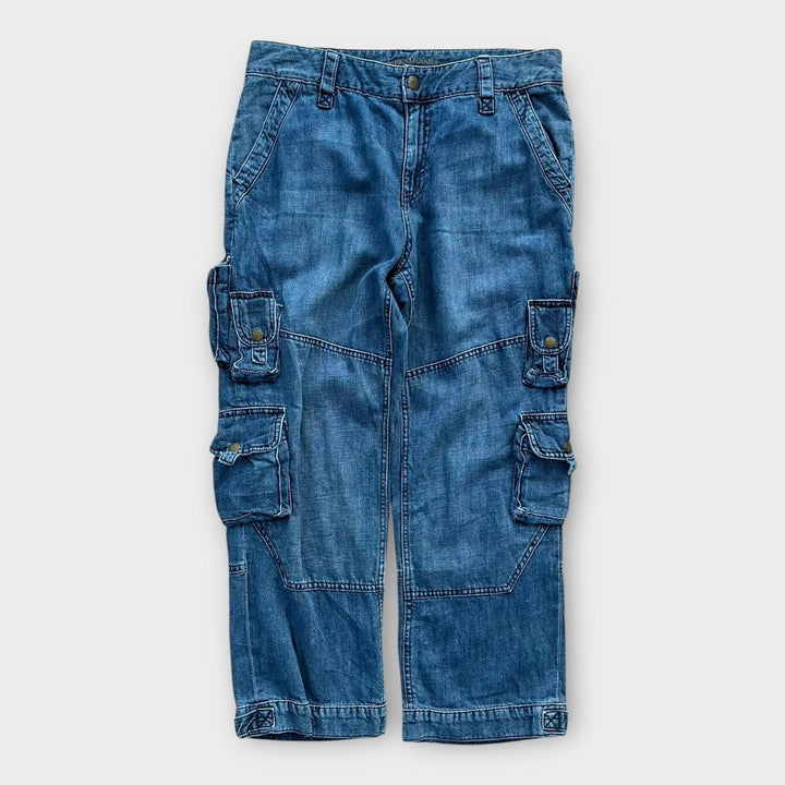 Ralph Lauren cargobukser med brede ben - dame 10