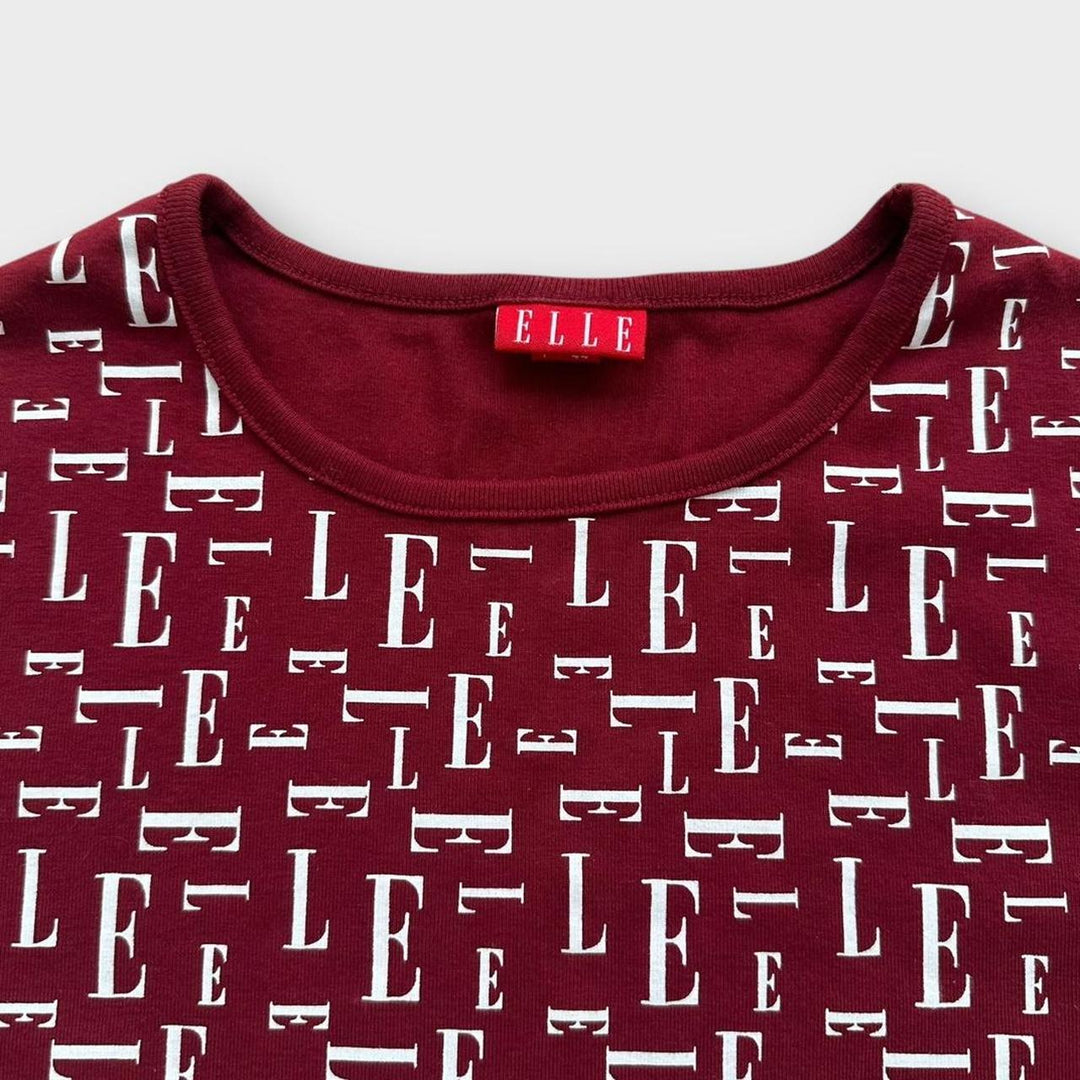 Y2K vintage Elle top - dame XL