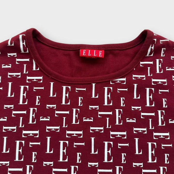 Y2K vintage Elle top - dame XL