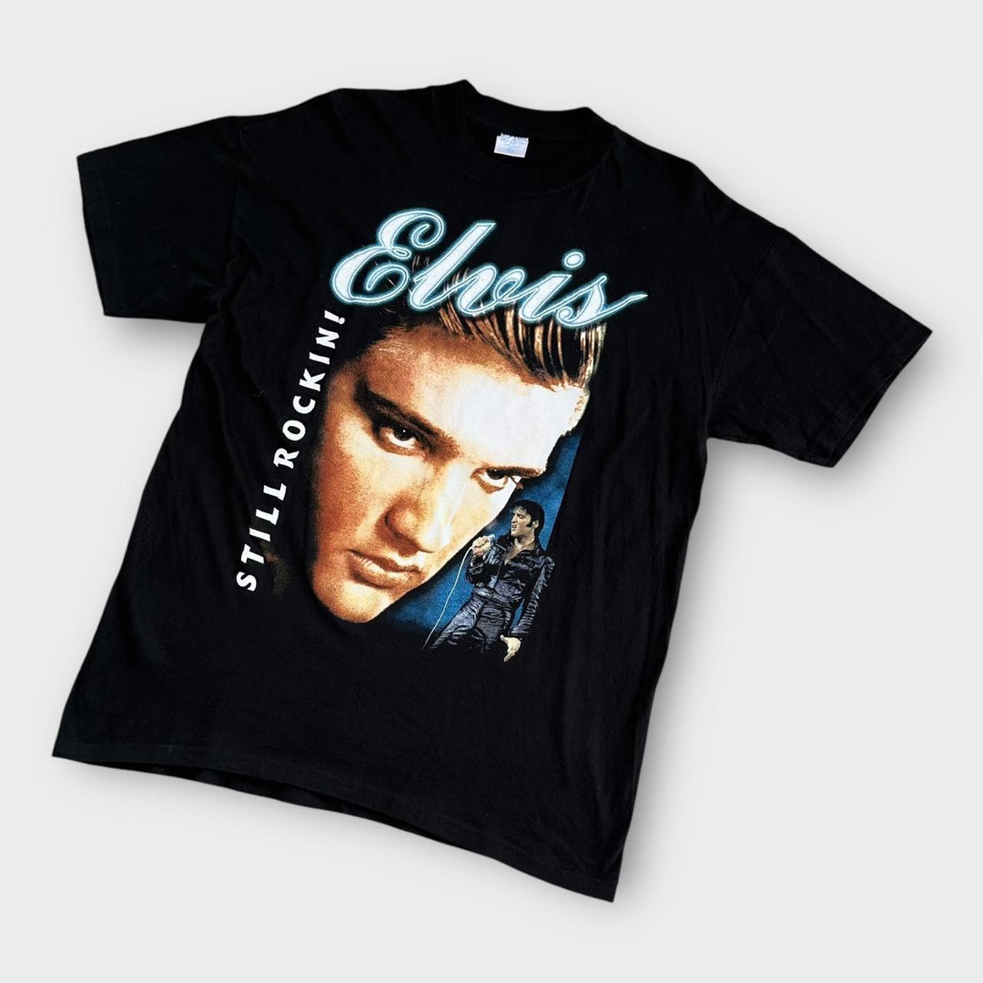 Vintage Elvis grafisk t-shirt - XL