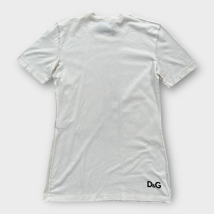 Vintage D&G Kim Basinger grafisk t-shirt - stor dame