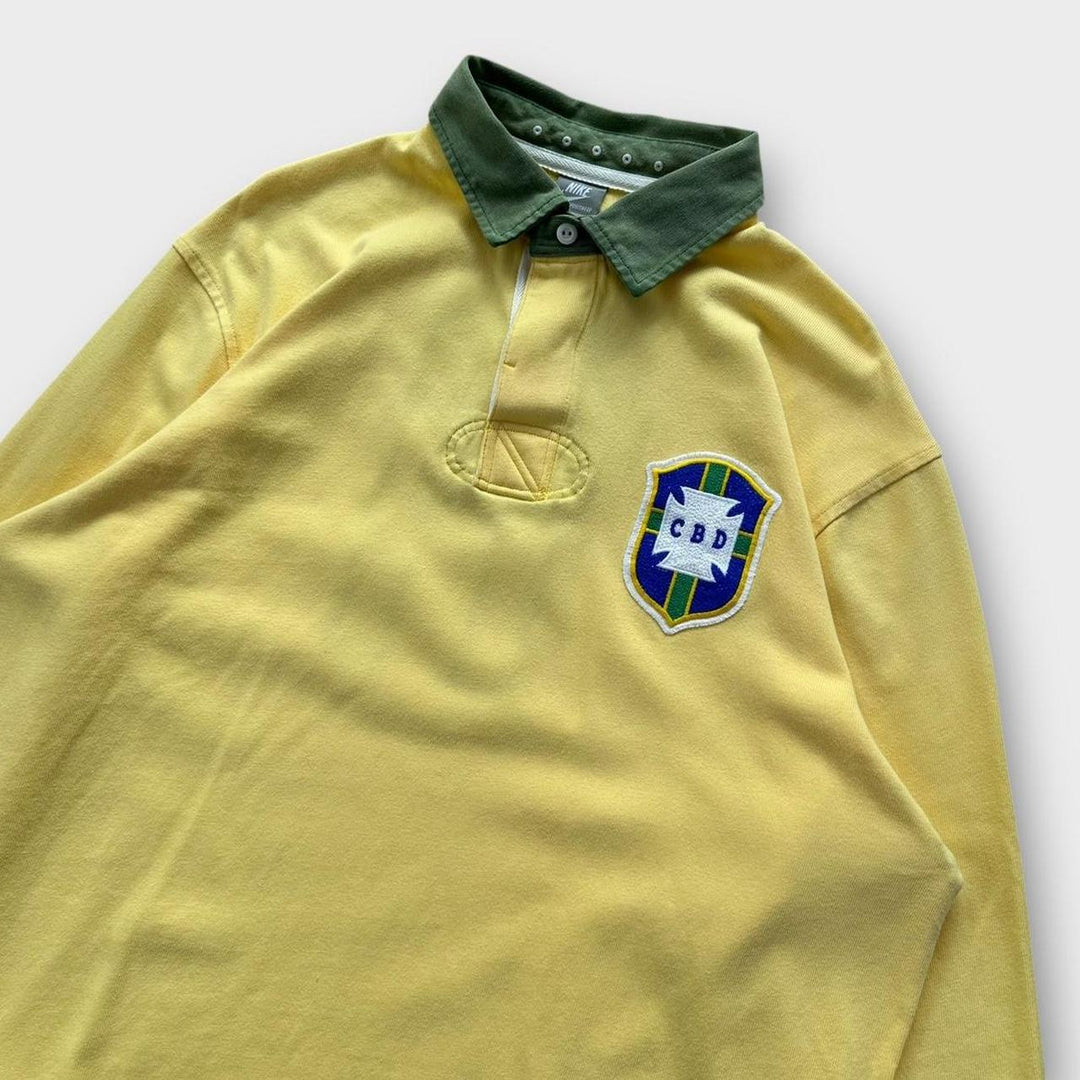 Vintage Nike Brazil rugby skjorte - XL