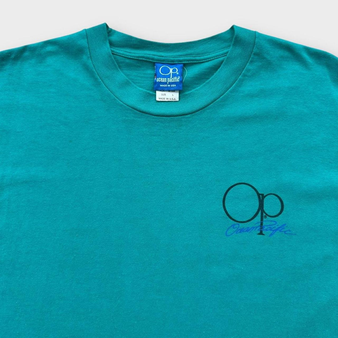 Vintage ocean Pacific grafisk t-shirt - stor