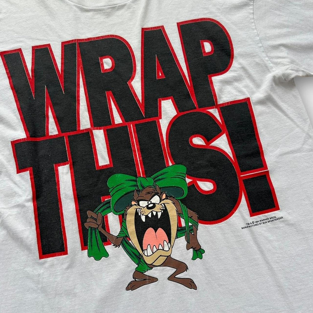 Vintage Taz julegrafik t-shirt - XL