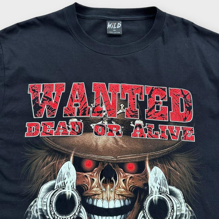 Skull grafisk t-shirt - XL