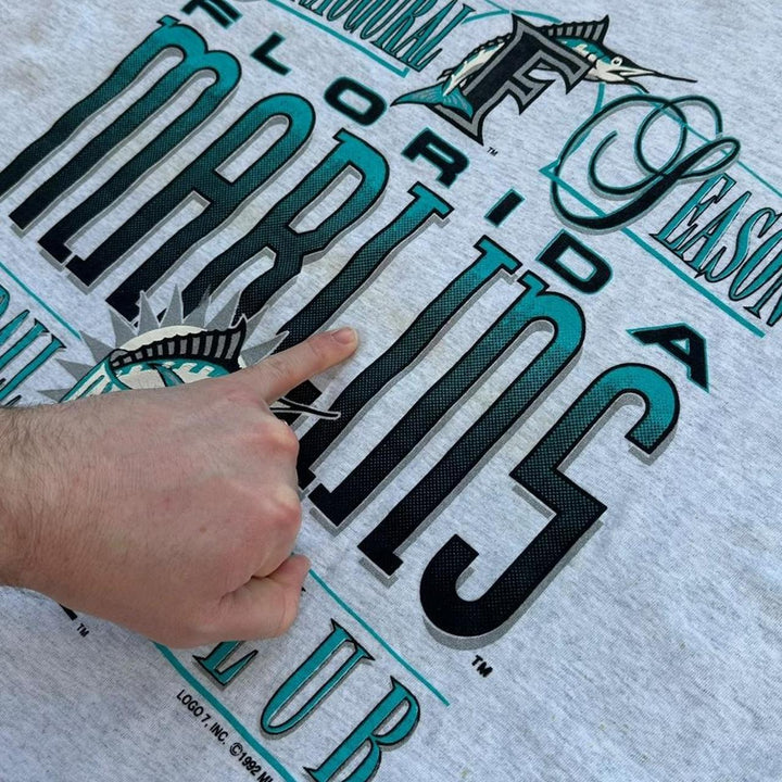 Vintage Florida marlins grafisk t-shirt - XL