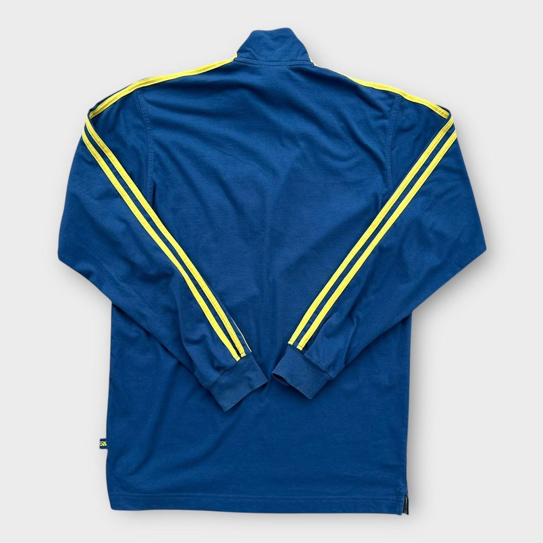 Adidas sweatshirt med kvart lynlås - lille