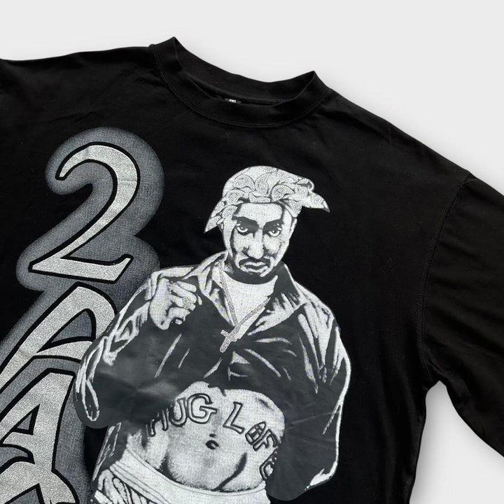 Vintage Tupac grafisk t-shirt - XL
