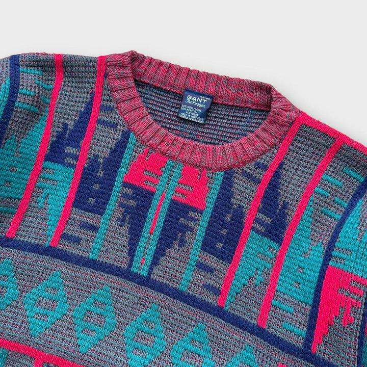 Vintage striktrøje fra Gant - medium