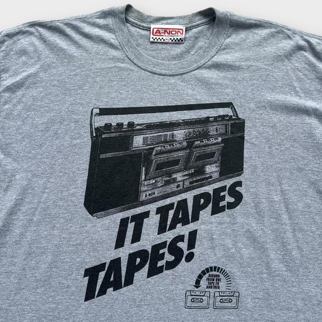 DJ tape grafisk t-shirt - XL