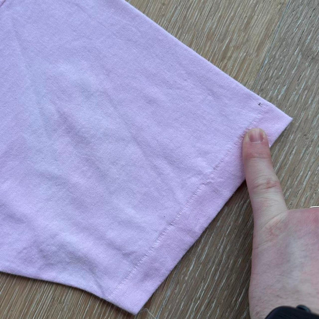 Vintage blank t-shirt med enkelt sting - XL