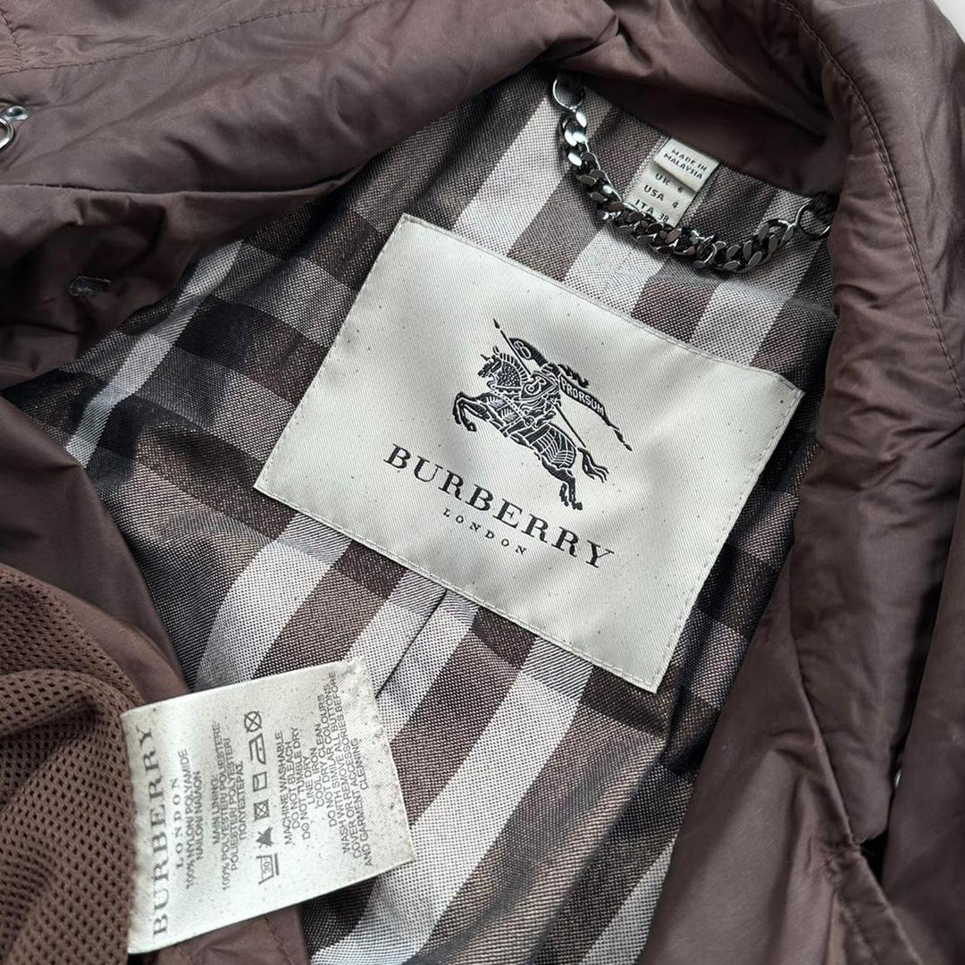 Vintage Burberry nylon trenchcoat - UK6