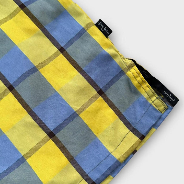 Vintage Sean John kortærmet skjorte - stor (passer som en baggy XL)