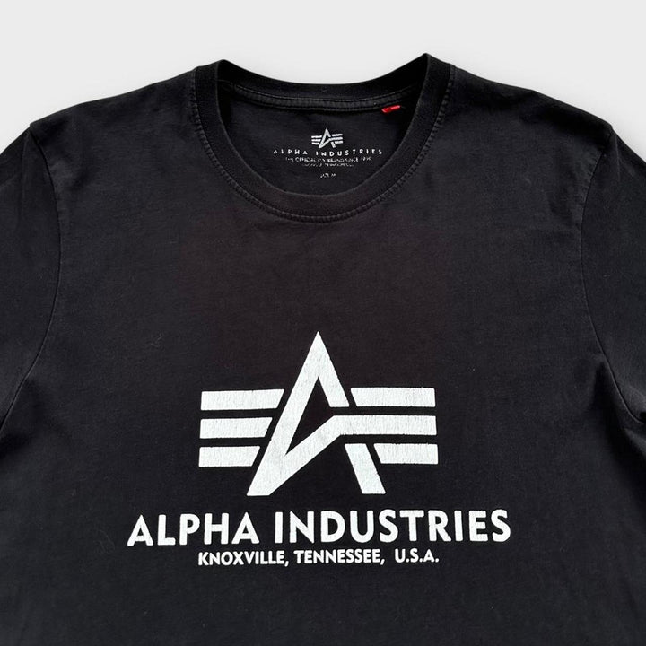 Alpha industries grafisk t-shirt - medium